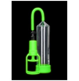 Pompa per pene Comfort Beginner Pump - Glow in the Dark - Neon Gree...