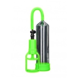 Pompa per pene Comfort Beginner Pump - Glow in the Dark - Neon Gree...