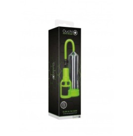 Pompa per pene Comfort Beginner Pump - Glow in the Dark - Neon Gree...