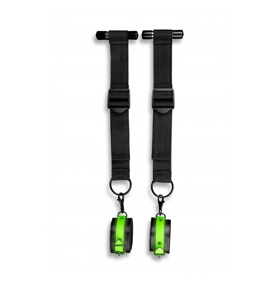 manette per porta Door Restraint Kit - Glow in the Dark - Neon Green/Black