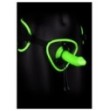 Fallo indossabile Strap-on Harness - Glow in the Dark - Neon Green/Black