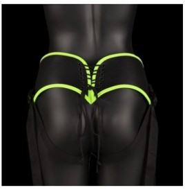 Fallo indossabile Strap-on Harness - Glow in the Dark - Neon Green/...