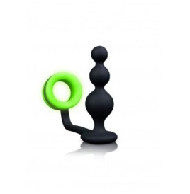 Anello fallico con plug Beads Butt Plug with Cock Ring - GitD - Neo...