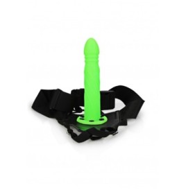 fallo indossabile Twisted Hollow Strap-on - 8'' / 20 cm - GitD - Ne...