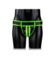 Sospensorio uomo Striped Jock Strap - GitD - Neon Green/Black