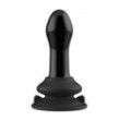 Plug anale vibrante in vetro con ventosa Pluggy Glass Vibrator