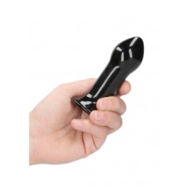 Plug anale vibrante in vetro con ventosa Pluggy Glass Vibrator - Se...