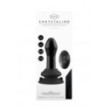 Plug anale vibrante in vetro con ventosa Pluggy Glass Vibrator