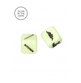 Dadi del piacere Light Up Your Sexy Night Dice Glow in the Dark - S...