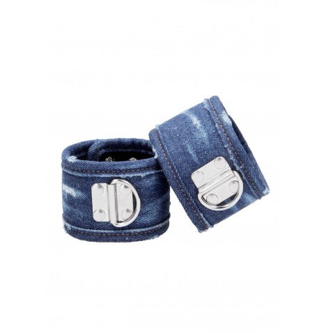 Manette per caviglie Denim Ankle Cuffs Roughend Denim Style Blue - ...