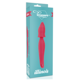 Vibratore wand TREASURE ILLINOISS WAND DUO SILICONE ROSA - Donna - ...