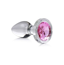 Plug anale Pink Gem Glass Anal Plug Small - Sex toys - Sexy Shop In...