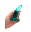 Dildo con ventosa turchese Non Realistic Dildo Suction Cup - Turquise