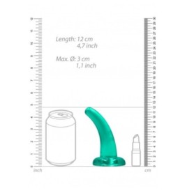 Dildo con ventosa turchese Non Realistic Dildo Suction Cup - Turqui...