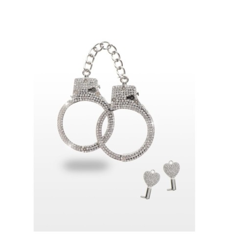 Manette Diamond Wrist Cuffs Silver - Sadomaso - Sexy Shop Ingrosso