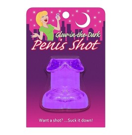 Bicchiere Glow in the Dark Penis Shot Purple - Sexy Gadget - Sexy S...