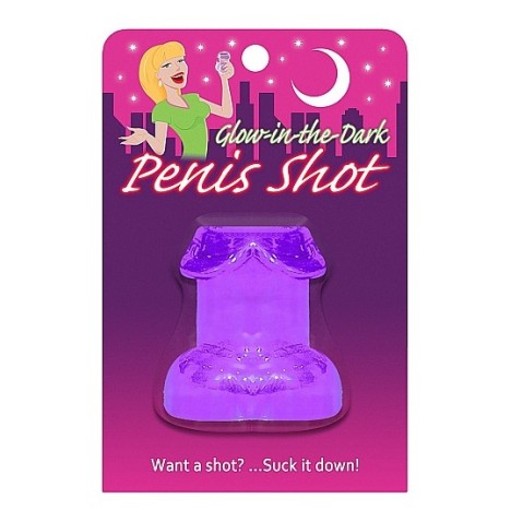 Bicchiere Glow in the Dark Penis Shot Purple - Sexy Gadget - Sexy S...