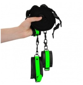 Costrittivo per letto Bed Bindings Restraint Kit Neon Green/Black -...