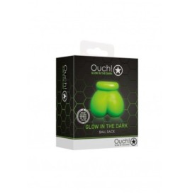 Testicoli Ball Sack Glow in the Dark Neon Green - Sex Toys Uomo - S...