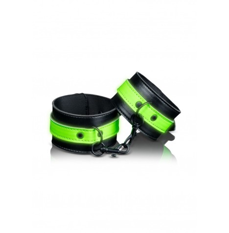 Manette per caviglie Ankle cuffs Glow in the Dark Neon Green/Black ...