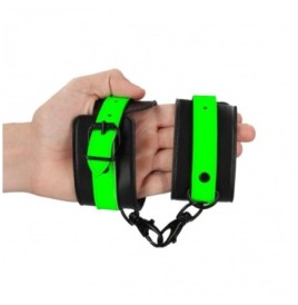 Manette per caviglie Ankle cuffs Glow in the Dark Neon Green/Black ...