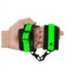 Manette per caviglie Ankle cuffs Glow in the Dark Neon Green/Black