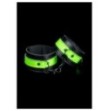 Manette per caviglie Ankle cuffs Glow in the Dark Neon Green/Black