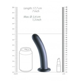 Dildo vaginale con ventosa Smooth G-Spot Dildo 7'' / 17 cm Gun Meta...