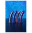 Dildo vaginale con ventosa Smooth G-Spot Dildo 7'' / 17 cm Gun Metal