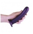 Dildo vaginale con ventosa Smooth G-Spot Dildo 7'' / 17 cm Purple