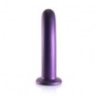 Dildo vaginale con ventosa Smooth G-Spot Dildo 7'' / 17 cm Purple