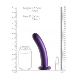 Dildo vaginale con ventosa Smooth G-Spot Dildo 7'' / 17 cm Purple -...