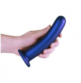 Dildo vaginale con ventosa Smooth G-Spot Dildo 7'' / 17 cm Metallic...