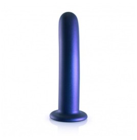 Dildo vaginale con ventosa Smooth G-Spot Dildo 7'' / 17 cm Metallic...