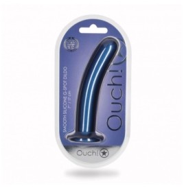 Dildo vaginale con ventosa Smooth G-Spot Dildo 7'' / 17 cm Metallic...