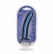 Dildo vaginale con ventosa Smooth G-Spot Dildo 7'' / 17 cm Metallic Blue