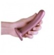 Dildo vaginale con ventosa Smooth G-Spot Dildo 6'' / 14,5 cm Rose Gold