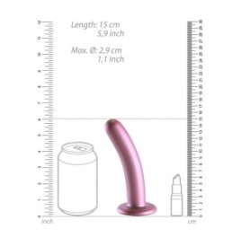 Dildo vaginale con ventosa Smooth G-Spot Dildo 6'' / 14,5 cm Rose G...