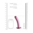 Dildo vaginale con ventosa Smooth G-Spot Dildo 6'' / 14,5 cm Rose Gold