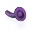 Dildo vaginale con ventosa Smooth G-Spot Dildo 6'' / 14,5 cm Metallic Purple