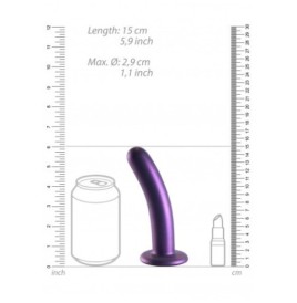 Dildo vaginale con ventosa Smooth G-Spot Dildo 6'' / 14,5 cm Metall...