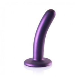 Dildo vaginale con ventosa Smooth G-Spot Dildo 5'' / 12 cm Metallic...