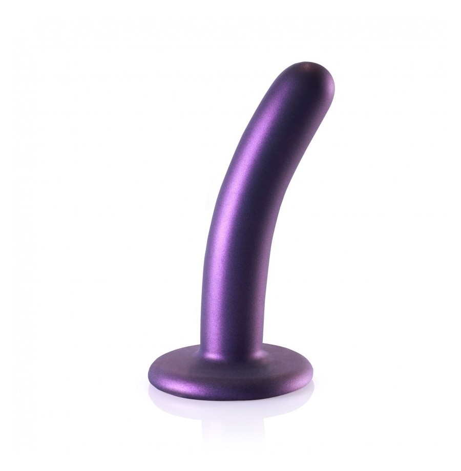 Dildo vaginale con ventosa Smooth G-Spot Dildo 5'' / 12 cm Metallic Purple