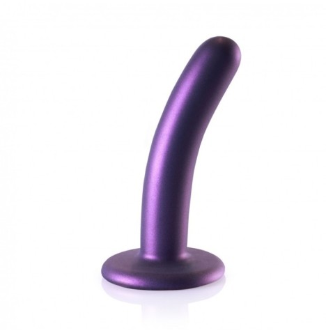 Dildo vaginale con ventosa Smooth G-Spot Dildo 5'' / 12 cm Metallic...