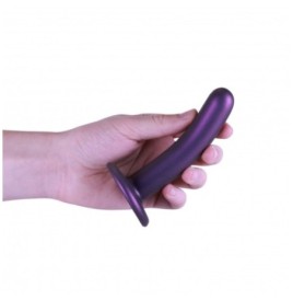 Dildo vaginale con ventosa Smooth G-Spot Dildo 5'' / 12 cm Metallic...