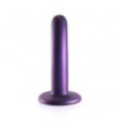 Dildo vaginale con ventosa Smooth G-Spot Dildo 5'' / 12 cm Metallic Purple