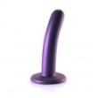 Dildo vaginale con ventosa Smooth G-Spot Dildo 5'' / 12 cm Metallic Purple