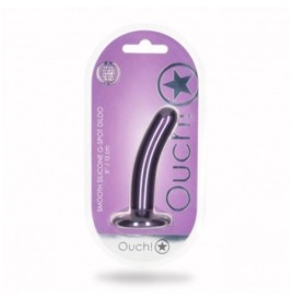 Dildo vaginale con ventosa Smooth G-Spot Dildo 5'' / 12 cm Metallic...