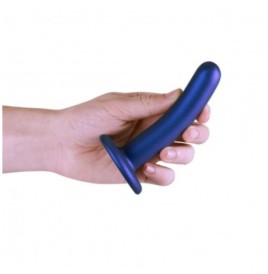 Dildo vaginale con ventosa Smooth G-Spot Dildo 5'' / 12 cm metallic...