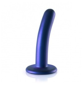 Dildo vaginale con ventosa Smooth G-Spot Dildo 5'' / 12 cm metallic...